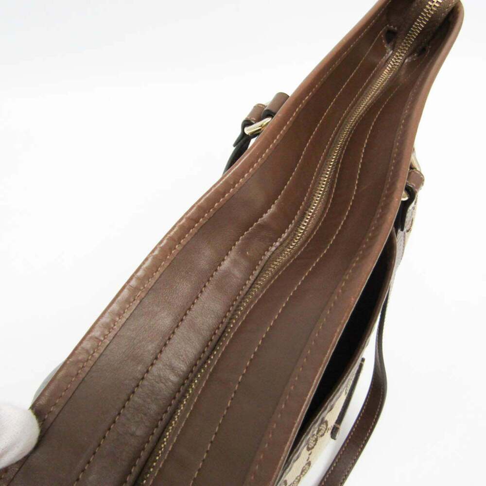 GUCCI Authentic Brown Leather Shoulder Bag - Picture 15 of 16